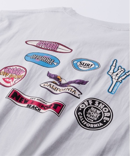 OFFSHORE(オフショア)の「OLD GRAPHIC L/S TEE/オールドサーフグラフィックロングスリーブティ(Tシャツ/カットソー・メンズ・グレー/ブラウン・XL/L/M/S)」の17枚目の写真
