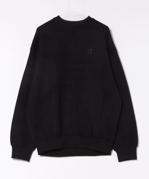 aimoha(アイモハ)の「英文字刺繍ビッグシルエットエアスウェット(スウェット・レディース・ブラック/ライトグレー/ベージュ/ライトグリーン/ネイビー・FREE)」の9枚目の写真