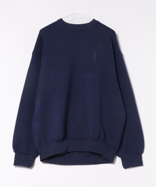 aimoha(アイモハ)の「英文字刺繍ビッグシルエットエアスウェット(スウェット・レディース・ブラック/ライトグレー/ベージュ/ライトグリーン/ネイビー・FREE)」の20枚目の写真