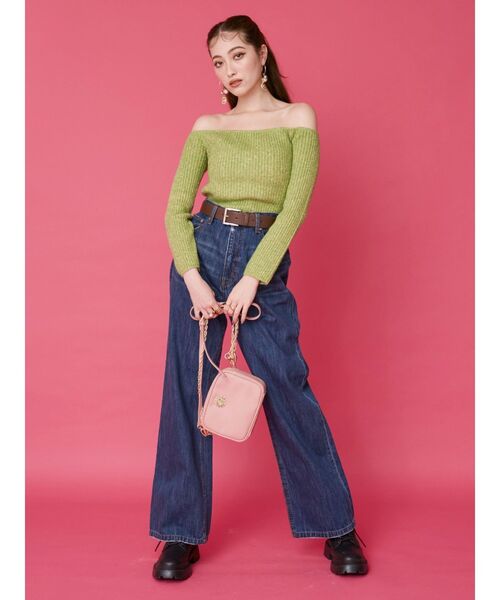 EVRIS（エヴリス）の「SUNNYダブルショルダーBAG（ショルダーバッグ・レディース・ホワイト/シルバー/ゴールド/ピンク/ゴールド系その他・FREE）」の11枚目の写真