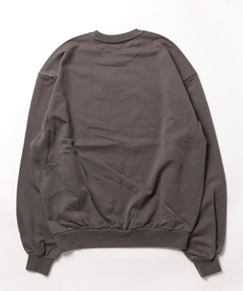 THISIS（ディスイズ）の「先染め 裏毛 プリント スウェット レディース（スウェット・レディース・チャコール/グレー系その他2/ブラック系その他/ブラック/ブラック系その他2/グレー系その他・MEDIUM/LARGE/X-LARGE）」の7枚目の写真