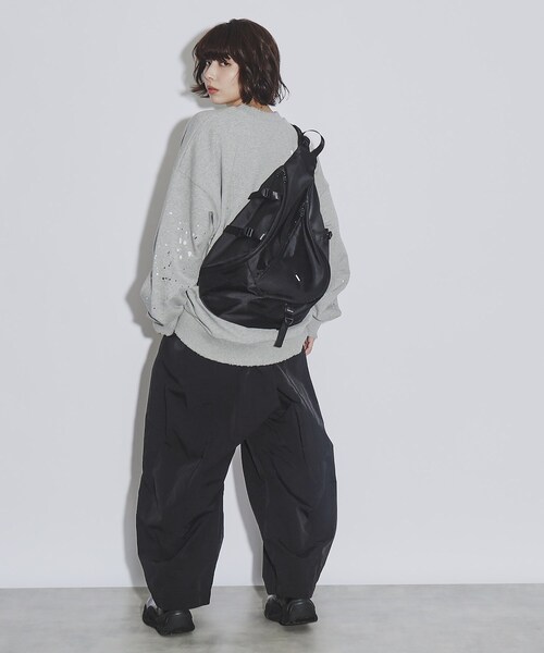 tk.TAKEO KIKUCHI(ティーケータケオキクチ)の「◆ワンショルダーボディバッグ(ボディバッグ/ウエストポーチ・レディース・ブラック・00)」の18枚目の写真