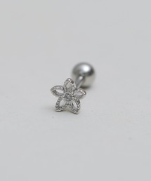 【Peony/ピオニー】/サージカルステンレス316L ビジューフラワースタッドピアス