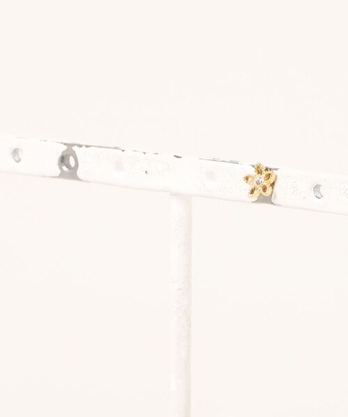 tone(トーン)の「【Peony/ピオニー】/サージカルステンレス316L ビジューフラワースタッドピアス(ピアス(片耳用)・レディース・ピンクゴールド/シルバー/ゴールド・FREE)」の15枚目の写真