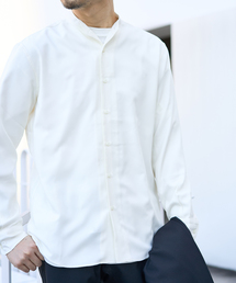 417 EDIFICE | 〇アムンゼンバンドカラーシャツ(シャツ/ブラウス)