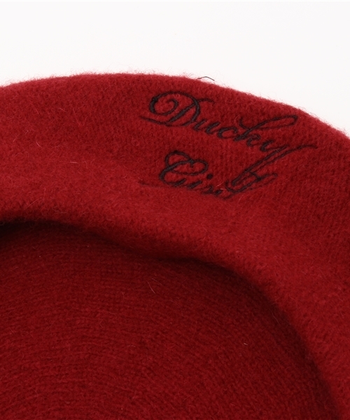 Heather(ヘザー)の「シシュウベレー 566208(ハンチング/ベレー帽・レディース・レッド/レオパード/ネイビー/グレー・ONE SIZE)」の7枚目の写真