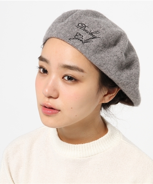 Heather(ヘザー)の「シシュウベレー 566208(ハンチング/ベレー帽・レディース・レッド/レオパード/ネイビー/グレー・ONE SIZE)」の9枚目の写真