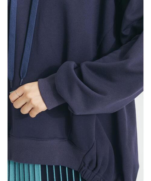 CRAFT STANDARD BOUTIQUE（クラフトスタンダードブティック）の「バックバルーンパーカー（スウェット・レディース・ネイビー/サックスブルー/オフホワイト・FREE）」の12枚目の写真