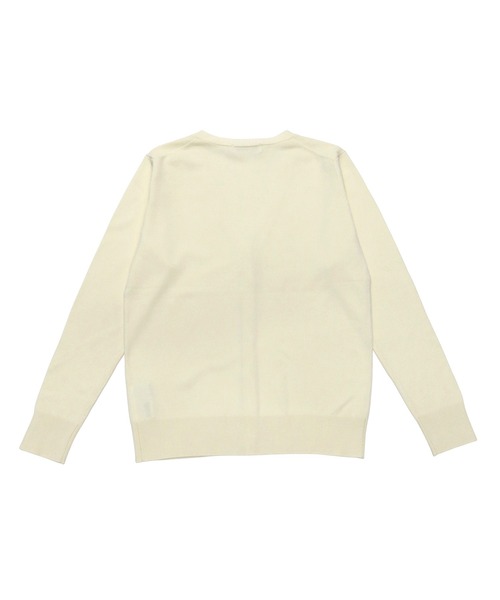 TOKYO SHIRTS(トウキョウシャツ)の「Vネックニットカーディガン(カーディガン/ボレロ・レディース・ブラック/アイボリー/ネイビー・L/LL/M)」の8枚目の写真