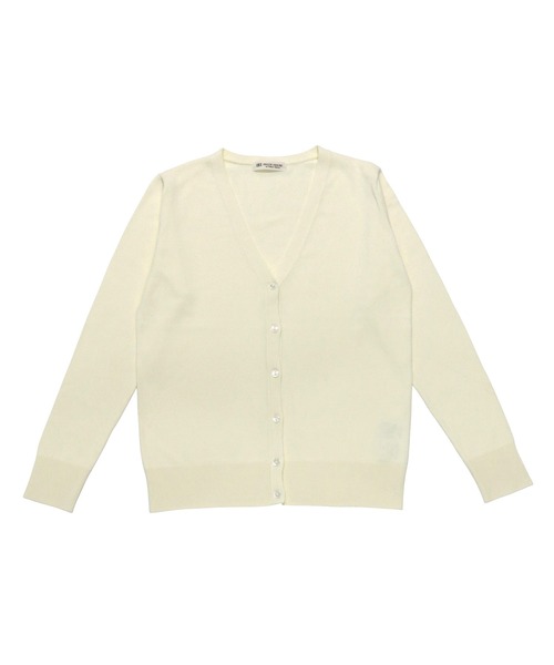 TOKYO SHIRTS(トウキョウシャツ)の「Vネックニットカーディガン(カーディガン/ボレロ・レディース・ブラック/アイボリー/ネイビー・L/LL/M)」の4枚目の写真