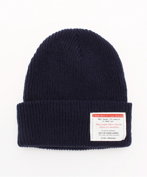 ASZAKKA（アザッカ）の「（ZU0373）これに決まり♪ｷｬｯﾌﾟ（ニットキャップ/ビーニー・レディース・マスタード/グレー/ベージュ/ネイビー/ブラック/カーキ/ワイン/ダークブルー/アイボリー/ライトブラック/キャメル/レッド/ライトグレー・FREE）」の8枚目の写真