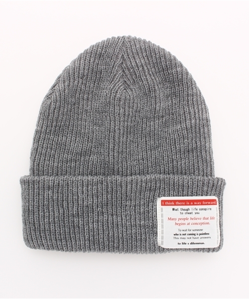 ASZAKKA（アザッカ）の「（ZU0373）これに決まり♪ｷｬｯﾌﾟ（ニットキャップ/ビーニー・レディース・マスタード/グレー/ベージュ/ネイビー/ブラック/カーキ/ワイン/ダークブルー/アイボリー/ライトブラック/キャメル/レッド/ライトグレー・FREE）」の5枚目の写真