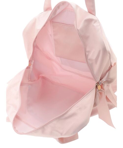 Maison de FLEUR（メゾンドフルール）の「サテンキャリーオンバッグ（ボストンバッグ・レディース・ピンクベージュ/ブラック/アイボリー/ブルー系その他7・FREE）」の20枚目の写真