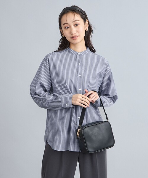 coen（コーエン）の「ソフトタッチブロードバンドカラーシャツ（シャツ/ブラウス・レディース・ライトブルー/クリーム/その他1/その他2/その他3/ホワイト・M/L）」の19枚目の写真