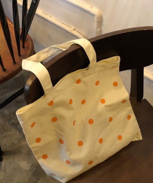 Pochi Pouch（ポチポーチ）の「Pochi Pouch/カラー ドット柄 トートバッグ（トートバッグ・レディース・イエロー/ピンク・FREE）」の14枚目の写真