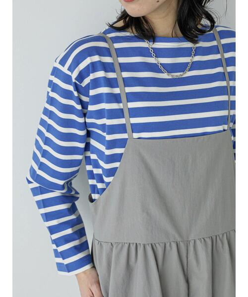 Samansa Mos2 blue（サマンサモスモスブルー）の「キャミサロペット