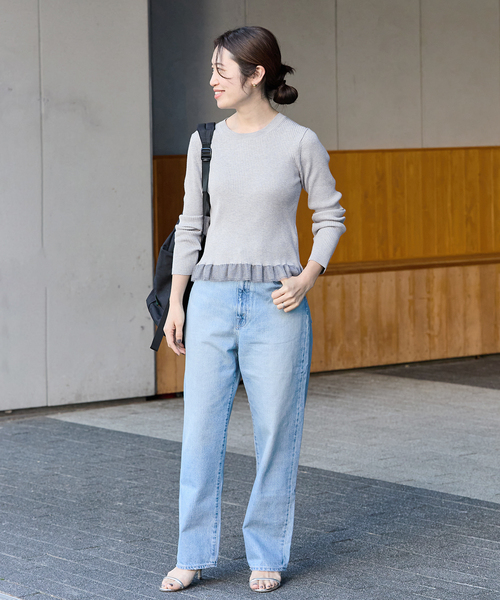 IENA（イエナ）の「《WEB限定/追加2》裾フリル プルオーバー（ニット