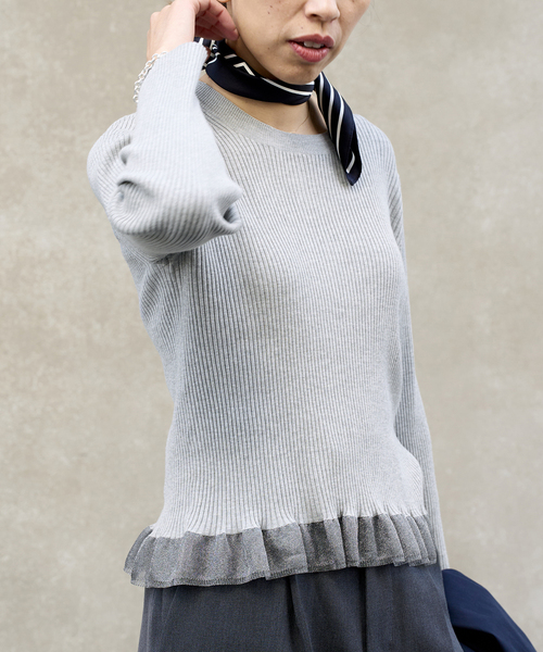 IENA（イエナ）の「《WEB限定/追加2》裾フリル プルオーバー