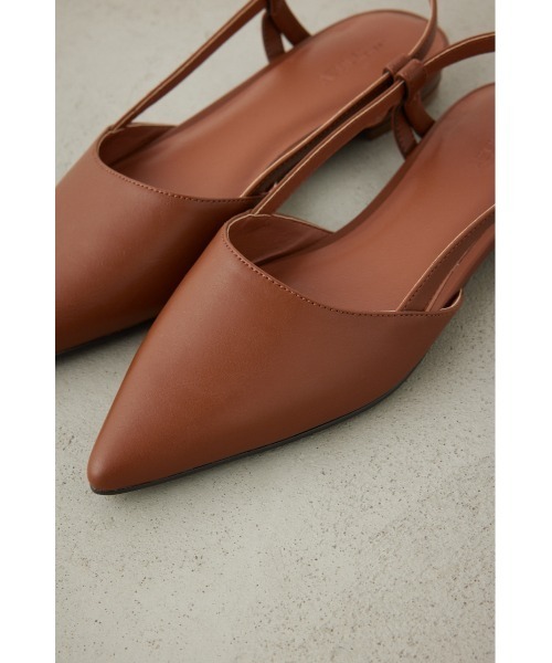 AZUL by moussy(アズールバイマウジー)の「バックオープンローヒールパンプス(パンプス・レディース・ブラック/ブラウン・LL/LARGE/MEDIUM/SMALL)」の9枚目の写真