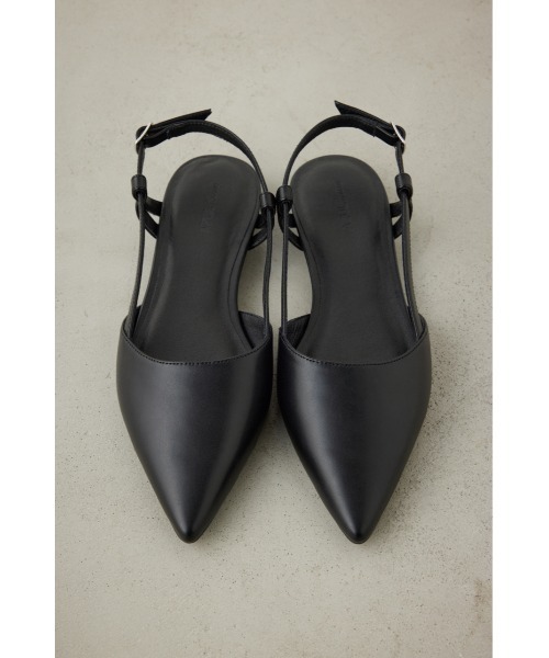 AZUL by moussy(アズールバイマウジー)の「バックオープンローヒールパンプス(パンプス・レディース・ブラック/ブラウン・LL/LARGE/MEDIUM/SMALL)」の11枚目の写真