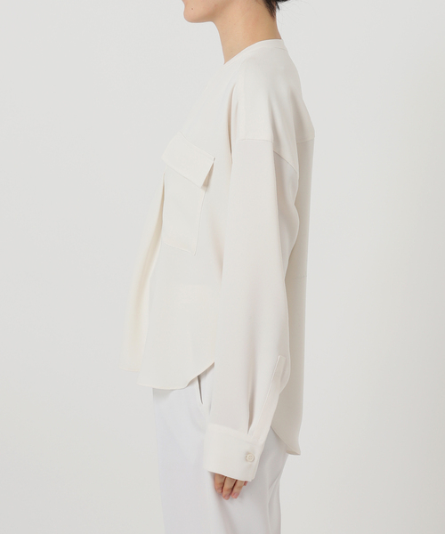 Noble（ノーブル）の「《追加》ワークディテールドレープシャツ2