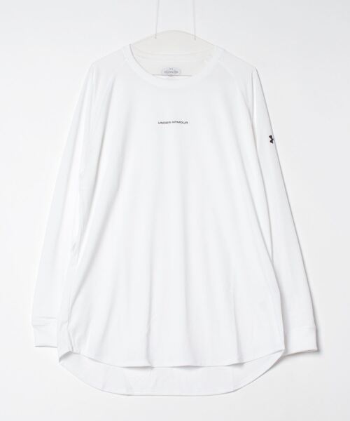 UNDER ARMOUR（アンダーアーマー）の「UAテック ロングショット ロングスリーブ Tシャツ（バスケットボール/メンズ）（Tシャツ/カットソー・メンズ・ブラック/ホワイト・S/M/L/XL/2XL/3XL）」の2枚目の写真