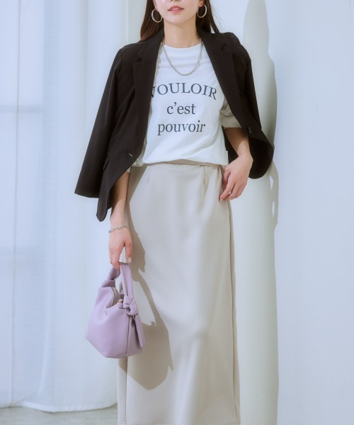 7days Life Styling(セブンデイズライフスタイリング)の「【UVカット】ストレッチダブルクロス7分袖テーラードジャケット (洗濯機OK)(テーラードジャケット・レディース・ネイビー/ライトグレー/ライトベージュ/ブラック・S/M/L/LL)」の21枚目の写真