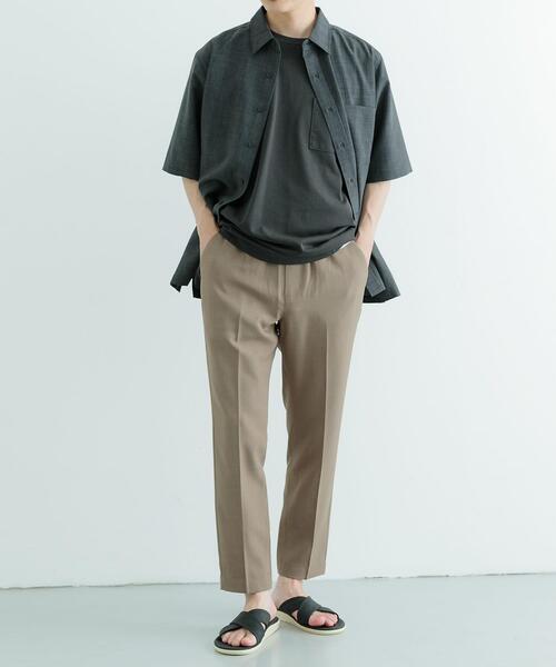 ITEMS URBANRESEARCH(アイテムズ アーバンリサーチ)の「ポリエステルトロ イージーパンツ(その他パンツ・メンズ・ベージュ/ブラック/グレー・MEDIUM/LARGE)」の15枚目の写真