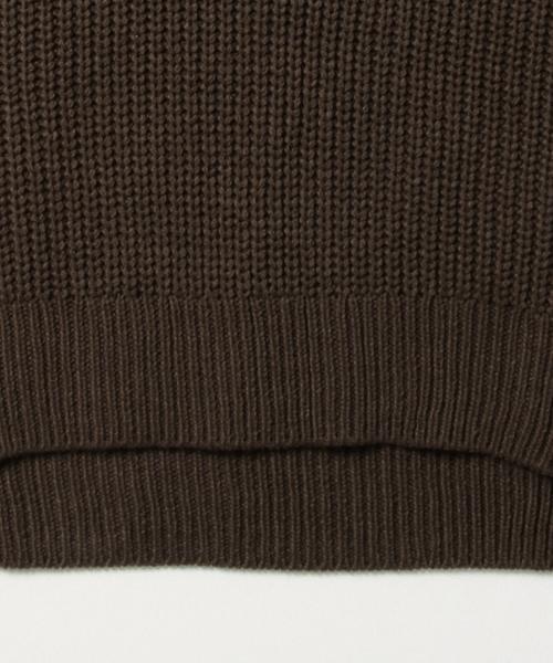BEAMS LIGHTS Women's(ビームスライツ ウィメンズ)の「BEAMS LIGHTS / タートル片畦ベスト(ニット/セーター・レディース・グレー/ブラウン/ブルー系その他・ONE SIZE)」の17枚目の写真