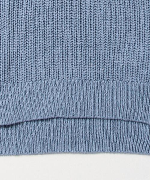 BEAMS LIGHTS Women's(ビームスライツ ウィメンズ)の「BEAMS LIGHTS / タートル片畦ベスト(ニット/セーター・レディース・グレー/ブラウン/ブルー系その他・ONE SIZE)」の13枚目の写真