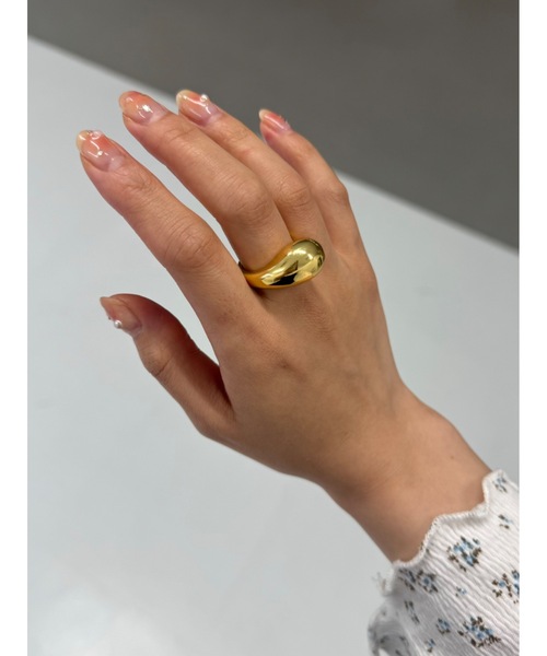 jumelle（ジュメロ）の「plump ring（リング・レディース・シルバー/ゴールド・FREE）」の3枚目の写真