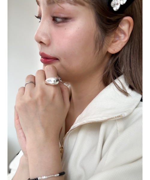 jumelle（ジュメロ）の「plump ring（リング・レディース・シルバー/ゴールド・FREE）」の6枚目の写真