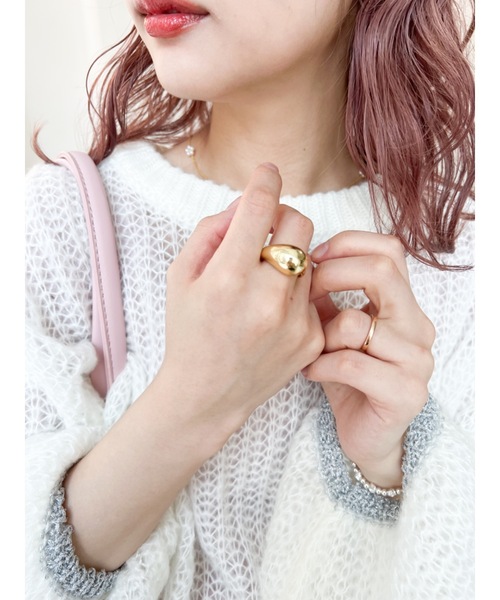 jumelle（ジュメロ）の「plump ring（リング・レディース・シルバー/ゴールド・FREE）」の15枚目の写真