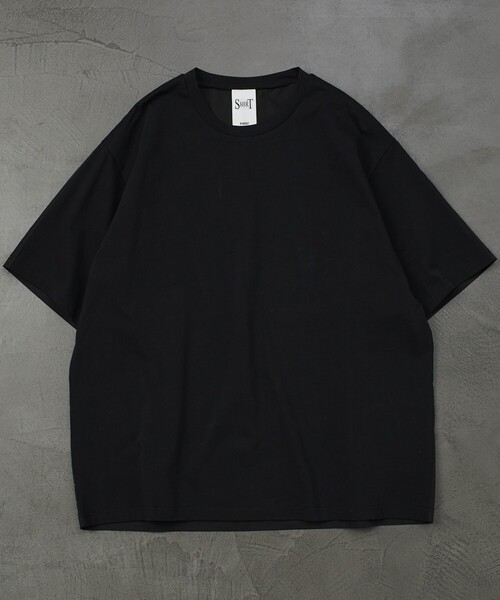 5525Gallery（ゴーゴーニーゴーギャラリー）の「SHIRT FIRSTHAND by 5525gallery/シャツファーストハンド バイ 5525ギャラリー SHFH DOCKING SHORT SLEEVE TEE / リラックスフィットドッキング半袖Tシャツ（Tシャツ/カットソー・メンズ・ホワイト/ブラック・M/L）」の4枚目の写真