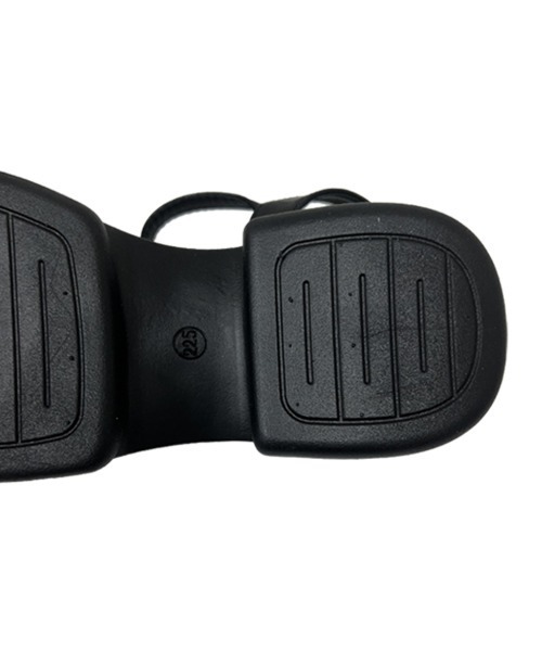 Miniministore（ミニミニストア）の「厚底サンダル 美脚 レディース 韓国 夏（サンダル・レディース・ブラック/アイボリー・25.0cm/24.5cm/23.0cm/22.5cm/23.5cm/24.0cm）」の3枚目の写真