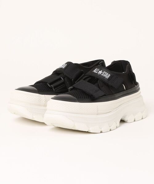 CONVERSE(コンバース)の「converse コンバース AS(R) TREKWAVE SANDAL OX オールスター (R) トレックウエーブ サンダル OX 31310820 BLACK(サンダル・メンズ・ブラック・3h/4/4h/5/5h/6h/7/7h/8/8h/9/9h)」の2枚目の写真