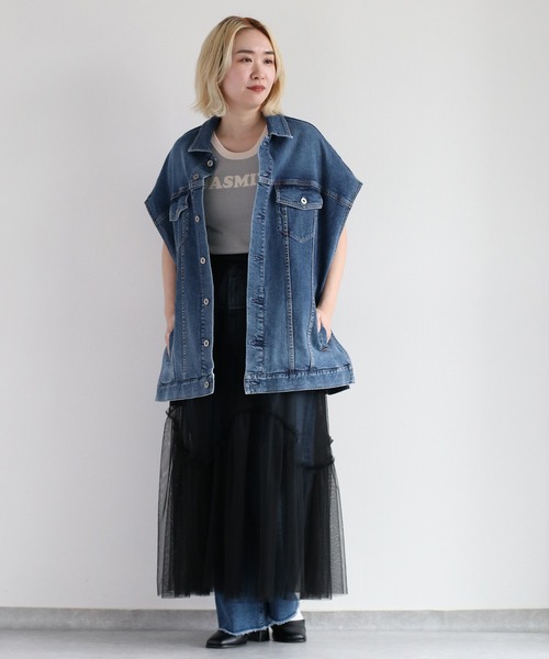 cepo(セポ)の「ジャガードロゴニットタンク(タンクトップ・レディース・ブラック/オフホワイト/グレー・M)」の20枚目の写真