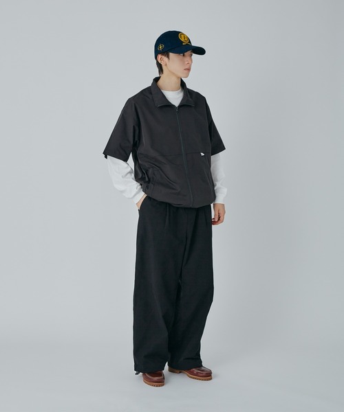 Adoon plain（アドーンプレーン）の「【SETUP可能】スタンドネックドロストジップシャツ（その他トップス・メンズ・ネイビー/ブラック・MEDIUM/LARGE）」の11枚目の写真