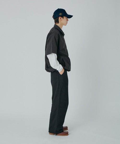 Adoon plain（アドーンプレーン）の「【SETUP可能】スタンドネックドロストジップシャツ（その他トップス・メンズ・ネイビー/ブラック・MEDIUM/LARGE）」の14枚目の写真