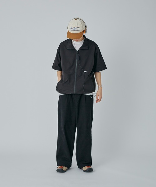 Adoon plain（アドーンプレーン）の「【SETUP可能】スタンドネックドロストジップシャツ（その他トップス・メンズ・ネイビー/ブラック・MEDIUM/LARGE）」の18枚目の写真