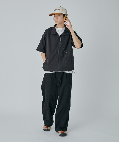 Adoon plain（アドーンプレーン）の「【SETUP可能】スタンドネックドロストジップシャツ（その他トップス・メンズ・ネイビー/ブラック・MEDIUM/LARGE）」の16枚目の写真