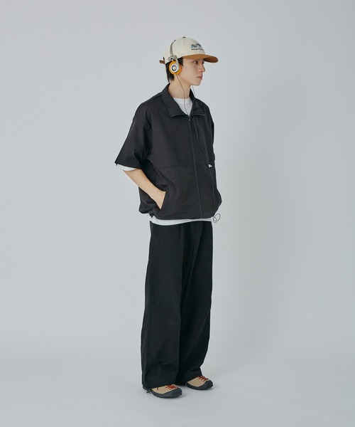 Adoon plain（アドーンプレーン）の「【SETUP可能】スタンドネックドロストジップシャツ（その他トップス・メンズ・ネイビー/ブラック・MEDIUM/LARGE）」の19枚目の写真