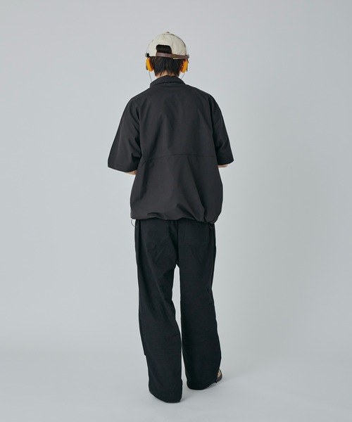 Adoon plain（アドーンプレーン）の「【SETUP可能】スタンドネックドロストジップシャツ（その他トップス・メンズ・ネイビー/ブラック・MEDIUM/LARGE）」の21枚目の写真