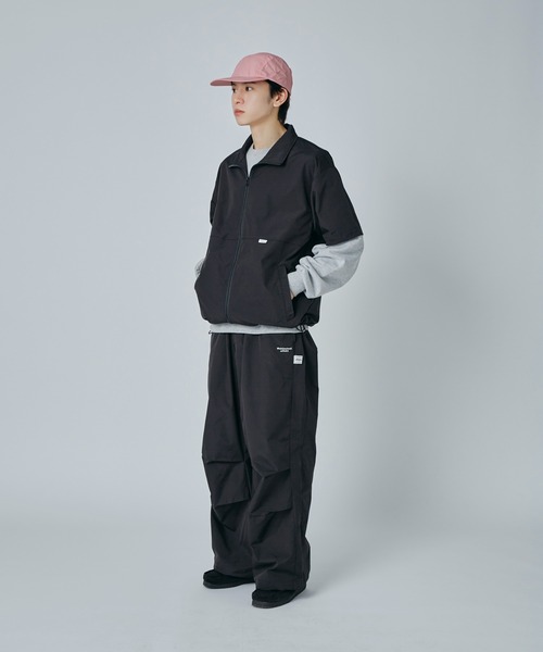 Adoon plain（アドーンプレーン）の「【SETUP可能】スタンドネックドロストジップシャツ（その他トップス・メンズ・ネイビー/ブラック・MEDIUM/LARGE）」の8枚目の写真