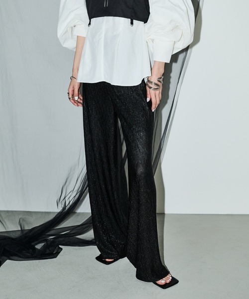 AKTE グロッシーストレートパンツ セール】グロッシーストレートパンツ（その他パンツ）｜AKTE
