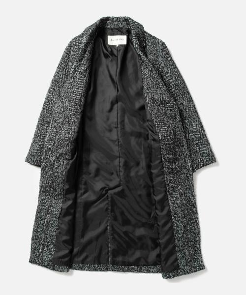 Ray BEAMS（レイビームス）の「Ray BEAMS / ツイードロング チェスターコート（チェスターコート・レディース・ブラック系その他/ブラック・0/1）」の7枚目の写真