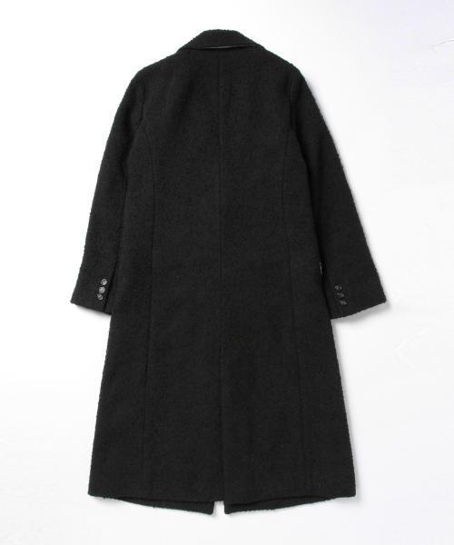 Ray BEAMS（レイビームス）の「Ray BEAMS / ツイードロング チェスターコート（チェスターコート・レディース・ブラック系その他/ブラック・0/1）」の4枚目の写真
