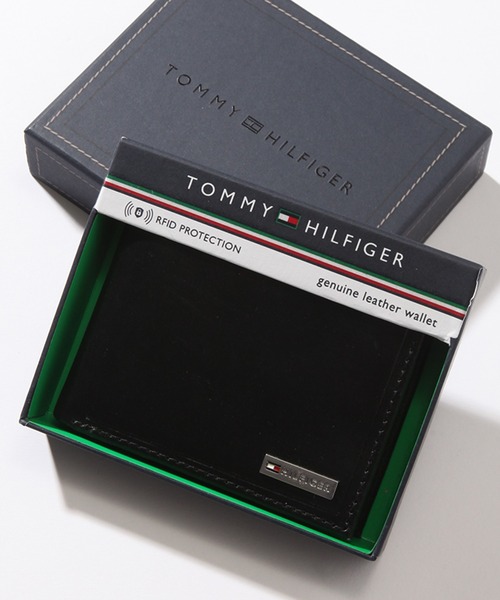 TOMMY HILFIGER(トミーヒルフィガー)の「【TOMMY HILFIGER/トミーヒルフィガー】レザーコンパクトウォレット(財布・メンズ・ブラック・FREE)」の5枚目の写真