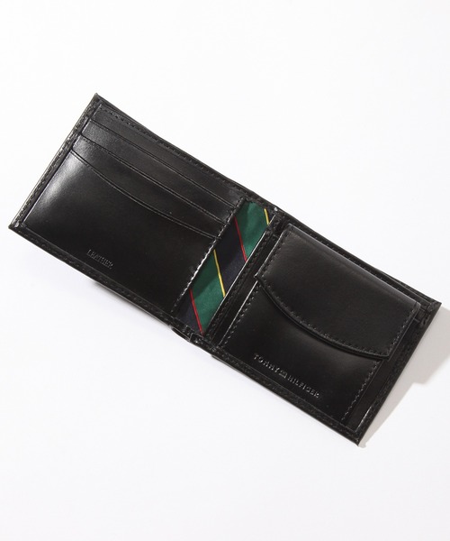 TOMMY HILFIGER(トミーヒルフィガー)の「【TOMMY HILFIGER/トミーヒルフィガー】レザーコンパクトウォレット(財布・メンズ・ブラック・FREE)」の8枚目の写真