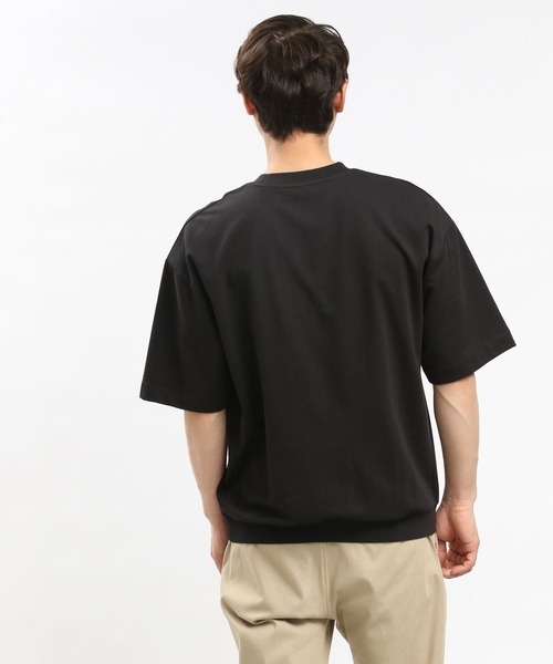 GLOBAL WORK Smile Seed Store（グローバルワーク スマイルシードストア）の「サマースウェット切り替えTシャツ/100673（Tシャツ/カットソー・メンズ・ブラック/オフホワイト/セージグリーン・MEDIUM/SMALL/LARGE/X-LARGE）」の17枚目の写真